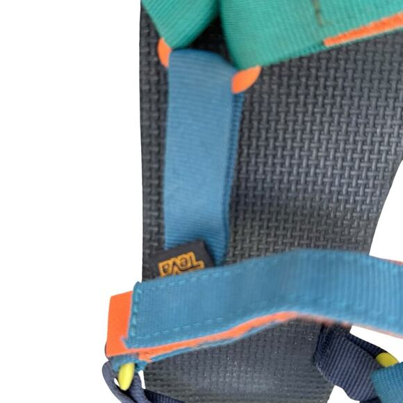 Teva Original Universal Sandals Women’s Size 5 Colorblock REPREVE® Eco Straps Ou - Picture 3 of 5